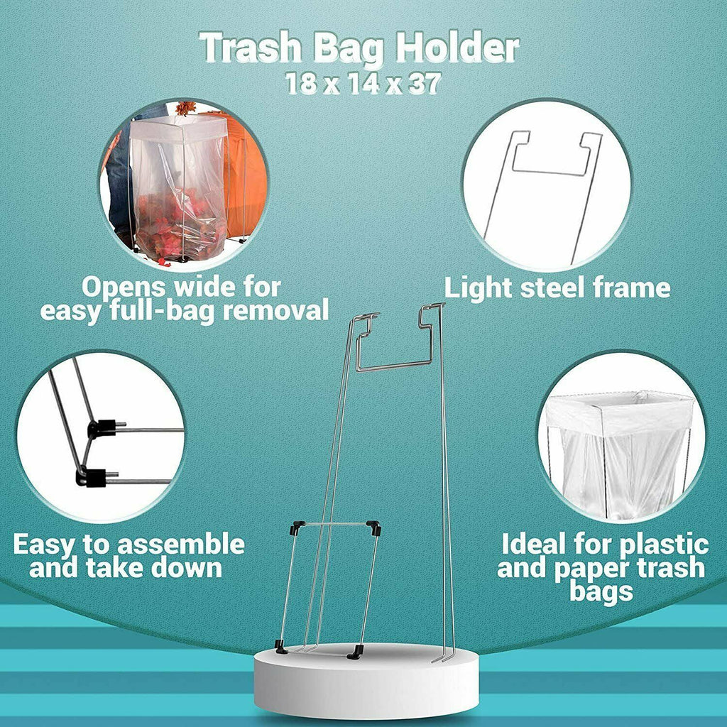 Steel Trash Bag Holder 55 Gallon C858