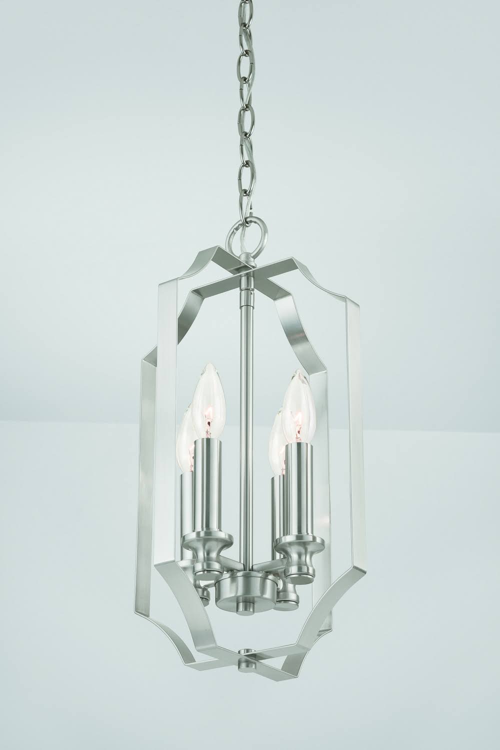 4 Light Brushed Nickel Foyer C918