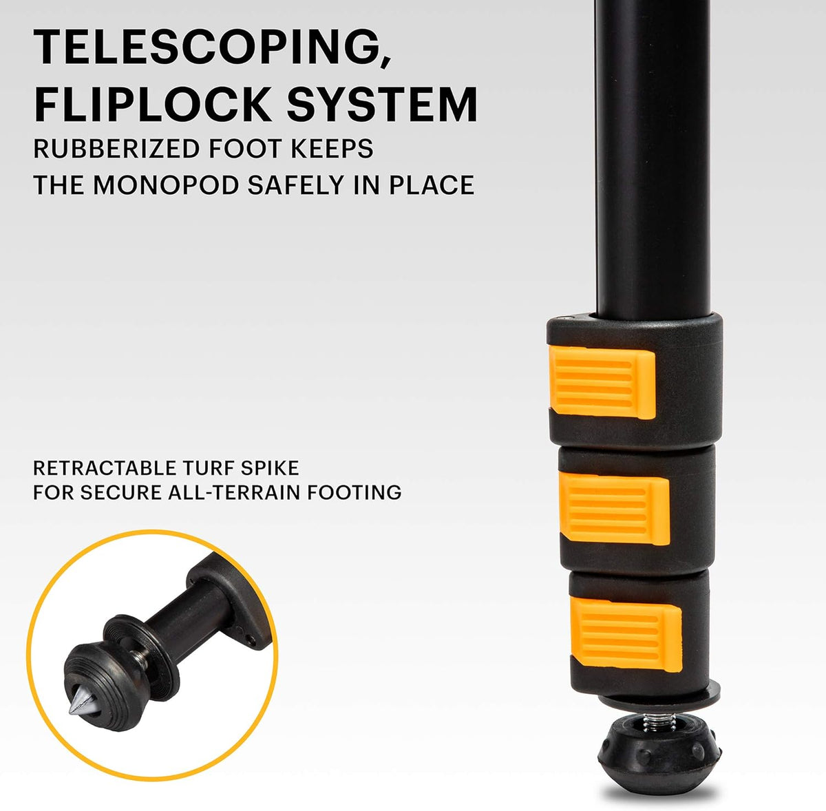 72” Lightweight Aluminum Monopod with Smartphone Adapter D80279