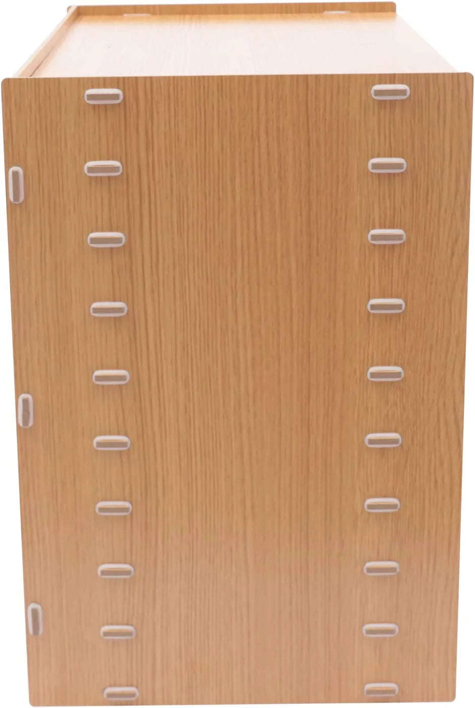 9-Tier Golden Oak Letter Tray Paper Organizer Rack S824
