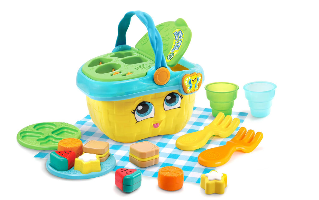 Yellow Shapes and Sharing Picnic Basket E9594
