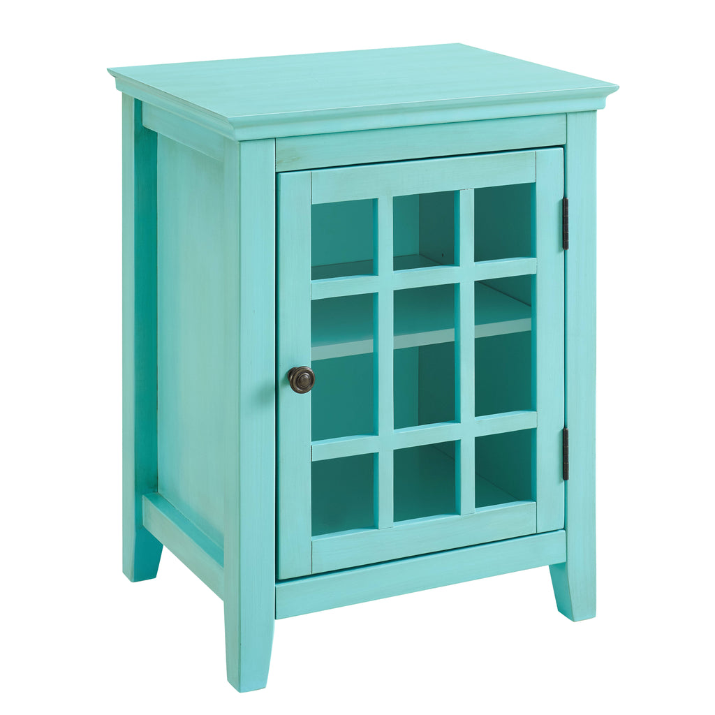 Turquoise Single Door Cabinet W574720