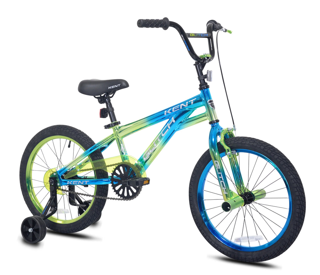 Blue Green Boys BMX Child Bike U376130