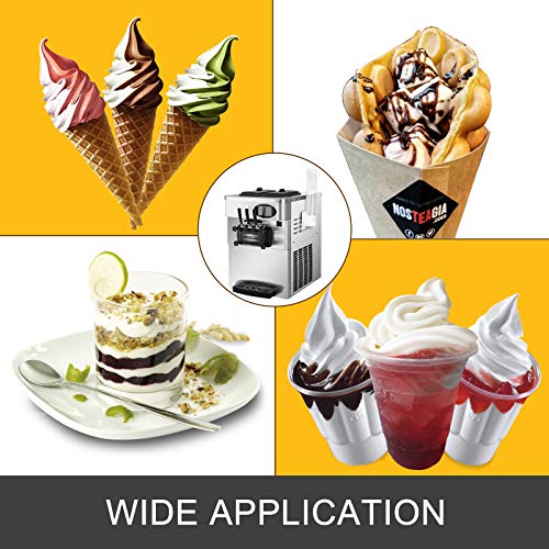 Commercial Soft Ice Cream Machine 3 Flavors B669128
