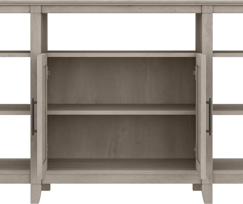 Washed Gray TV Stand with Storage W143