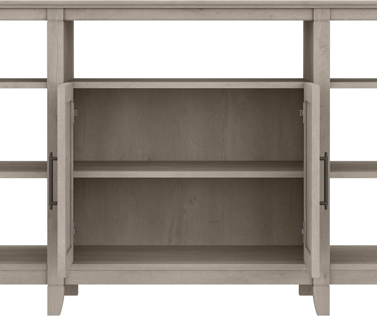 Washed Gray TV Stand with Storage W143