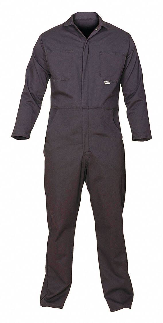 Navy Blue Flame-Resistant Coverall J4864