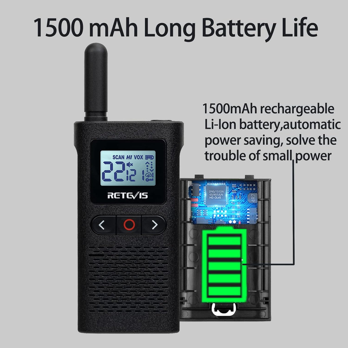 10 Pack Rechargeable Walkie Talkies with Earpiece Q94937