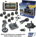 8 RV Cap Sensor TPMS with Color Display and Repeater I89043