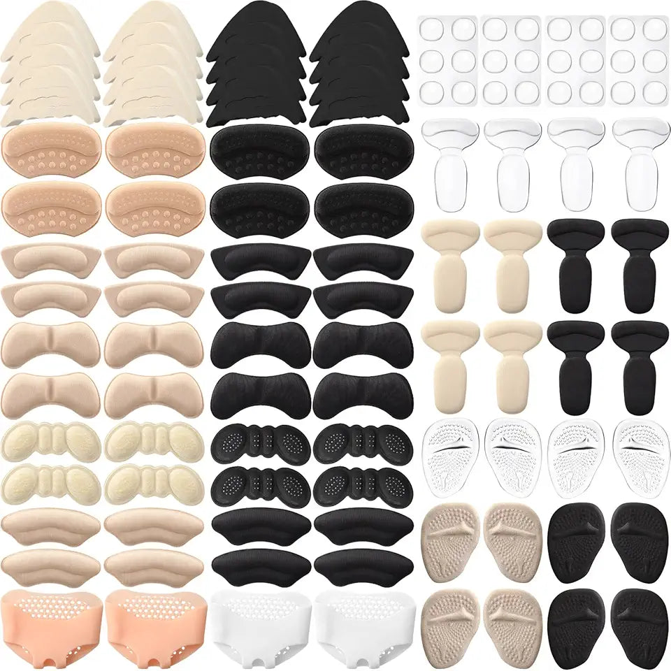 54 Pairs Shoe Filler Heel Grips Liner Cushions Inserts U821899