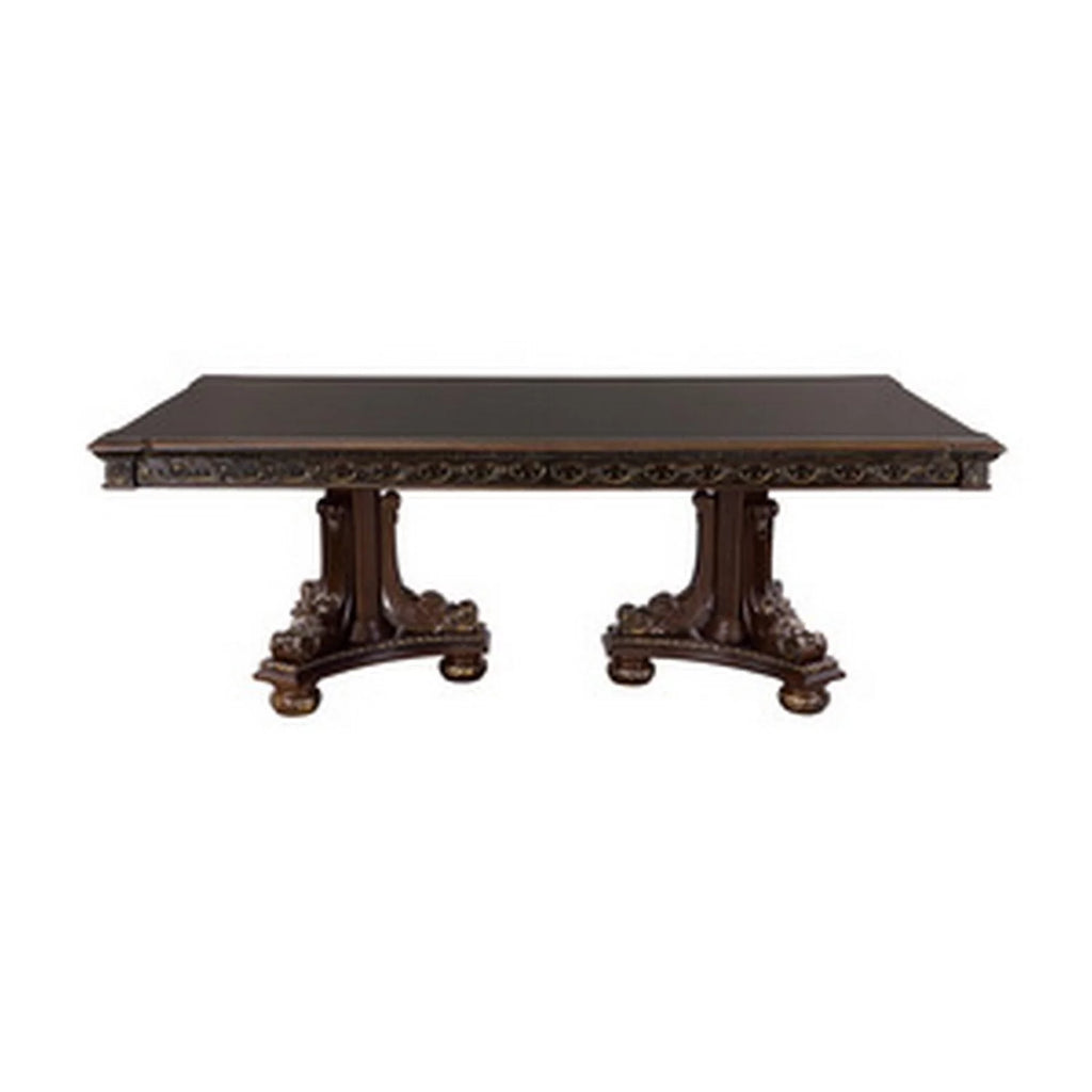 Brown Extendable Dining Table U754