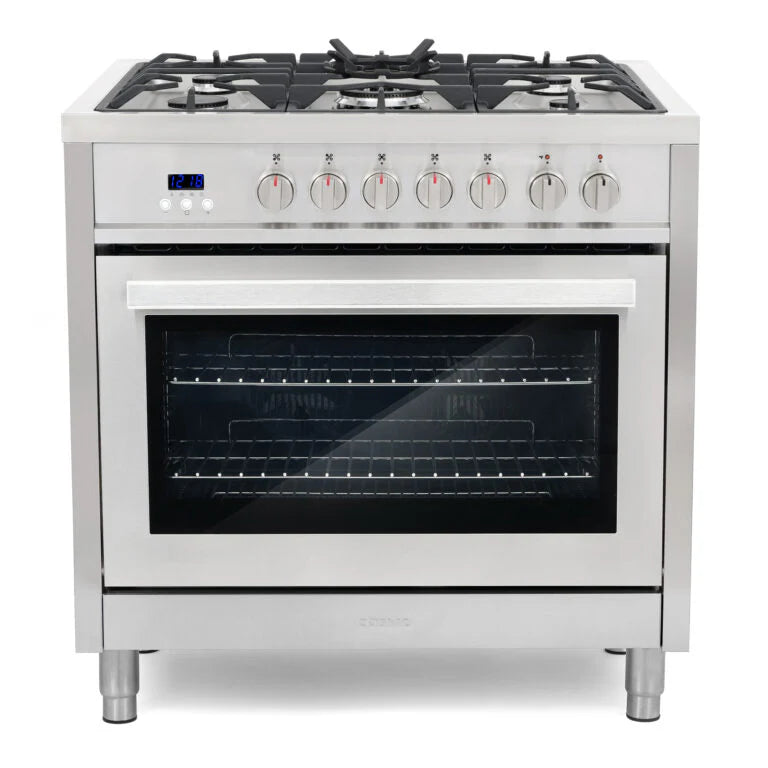 36 3.8 cu. ft. Single Oven Dual Fuel Range with Convection Oven in Stainless Steel I33798