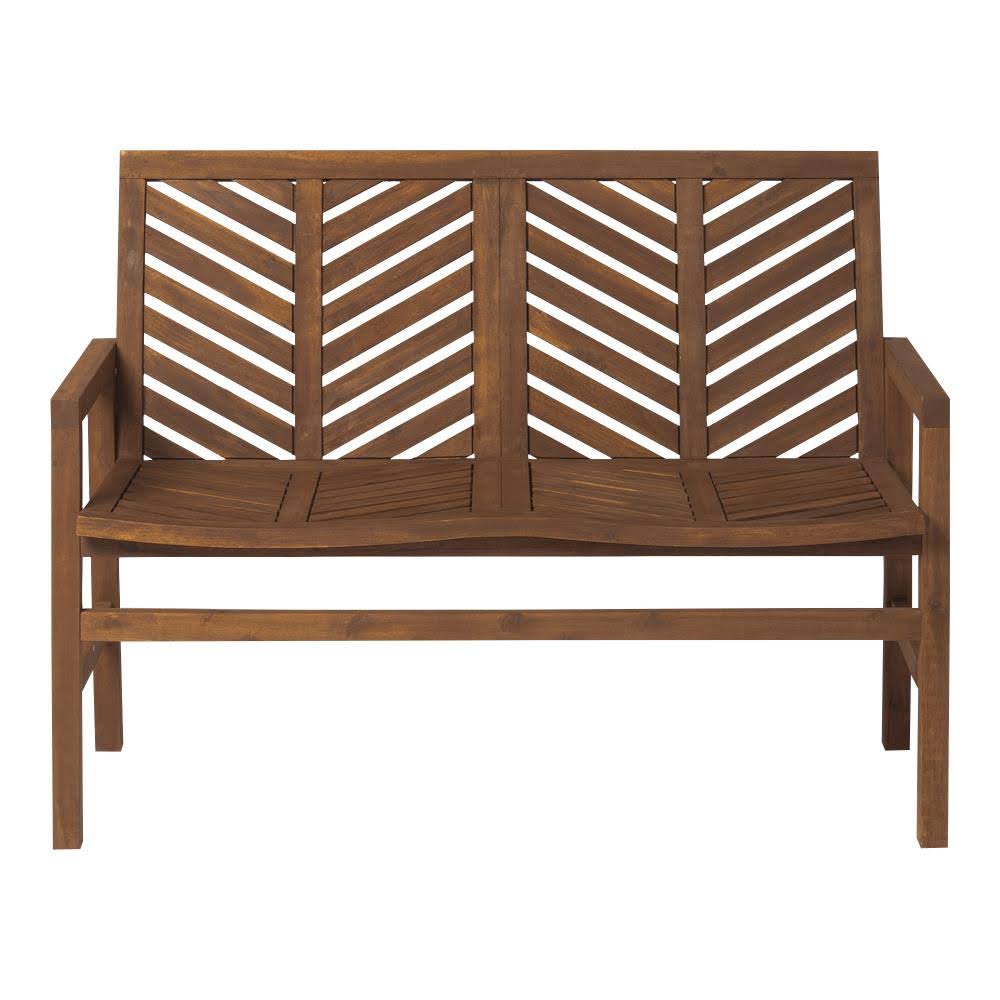 Dark Brown Patio Bench V572