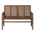 Dark Brown Patio Bench V572