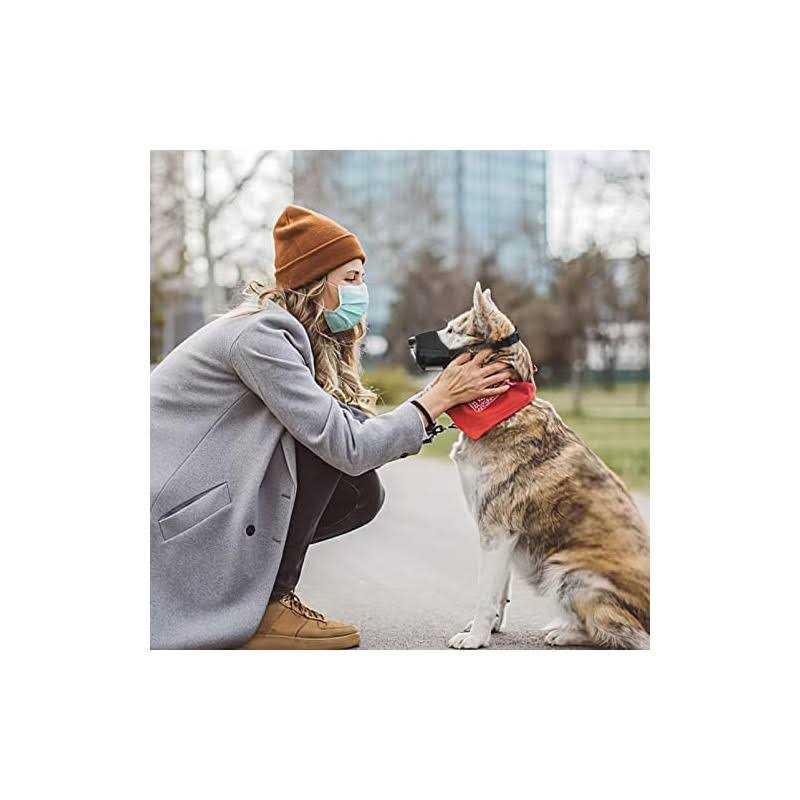 Soft Nylon Adjustable Dog Muzzle T10459