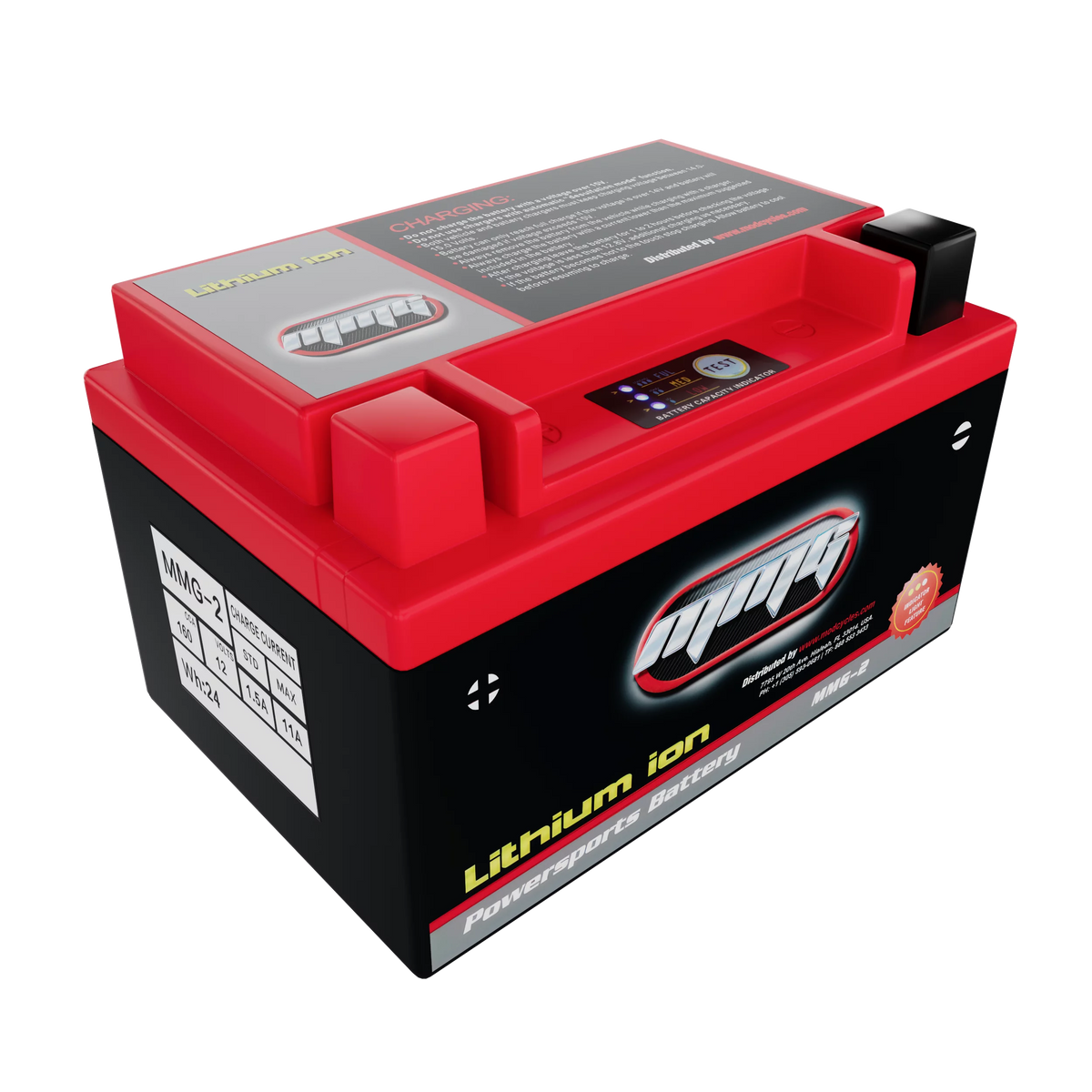 12V 160CCA Lithium Ion Sealed Powersports Battery D57849