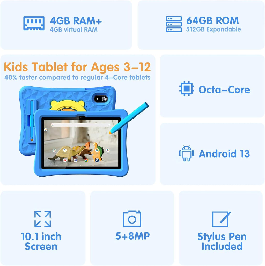 10 inch Tablet with Stylus Pen and Case N938