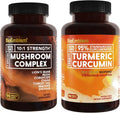 Turmeric Curcumin Supplement with BioPerine and Mushroom Complex B189