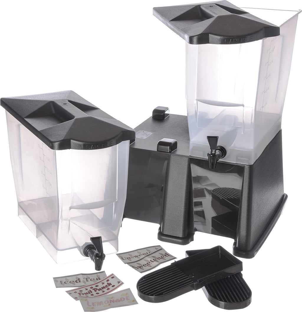 Black 7 Gallon Capacity Double Base X696413