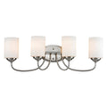 4-Light Matte Opal Glass Shade Vanity X7984