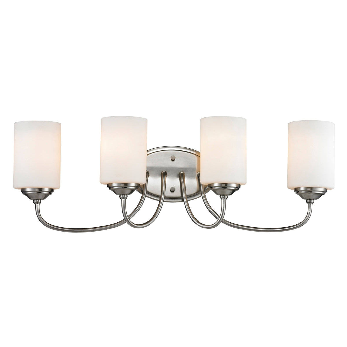 4-Light Matte Opal Glass Shade Vanity X7984