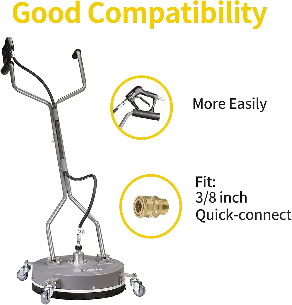 20-Inch Pressure Washer Surface Cleaner Attachment V993