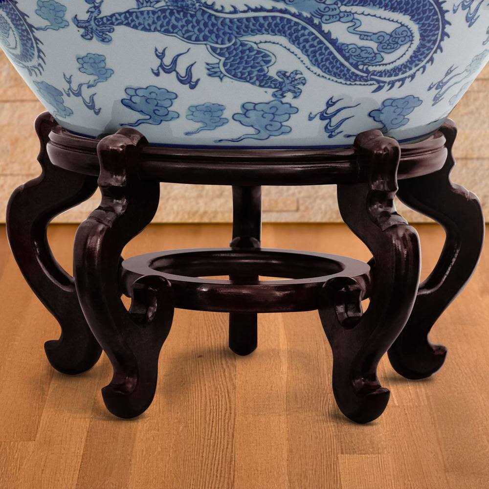 Rosewood Fishbowl Stand E13067