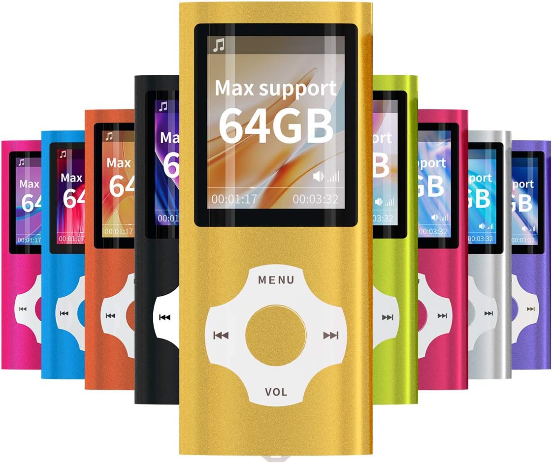 Black Pack of 2 MP3 MP4 Player K7780