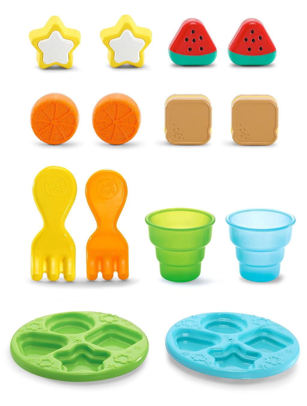 Yellow Shapes and Sharing Picnic Basket E9594