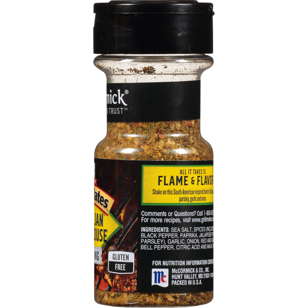 Brazilian Steakhouse Seasoning 2.12 Ounce Bottle Pack Of 5 J5615