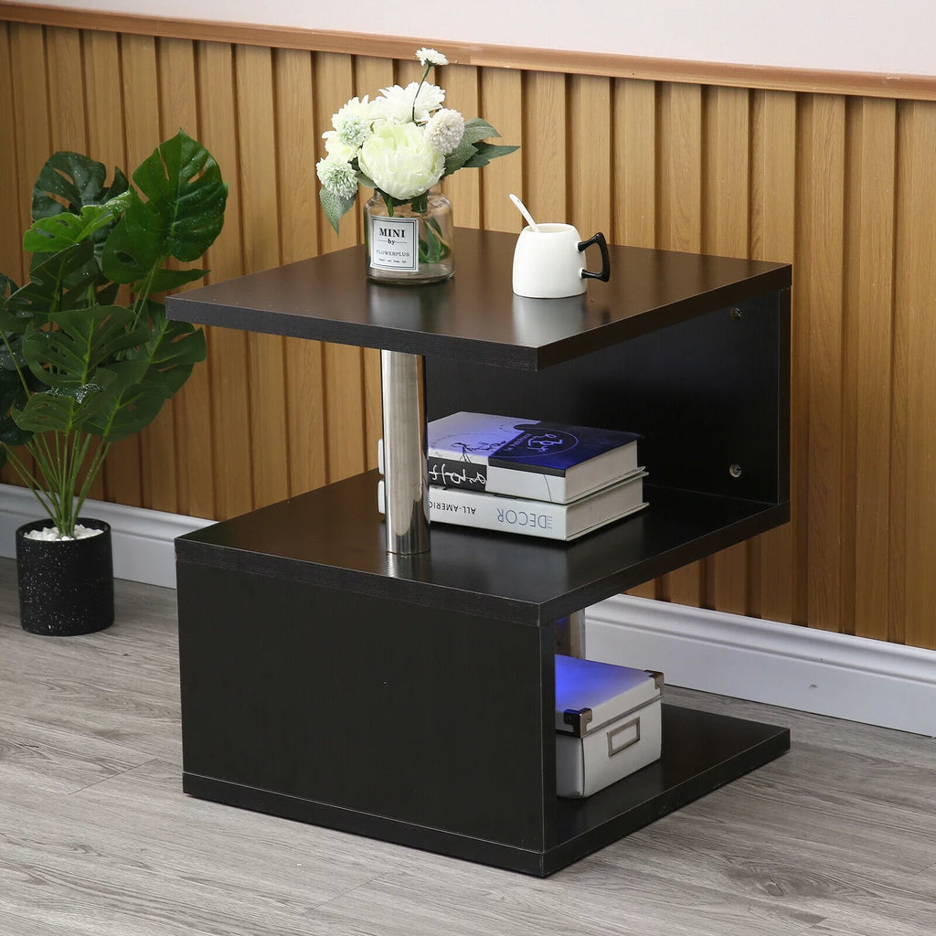 S-shaped LED Coffee Table N4354