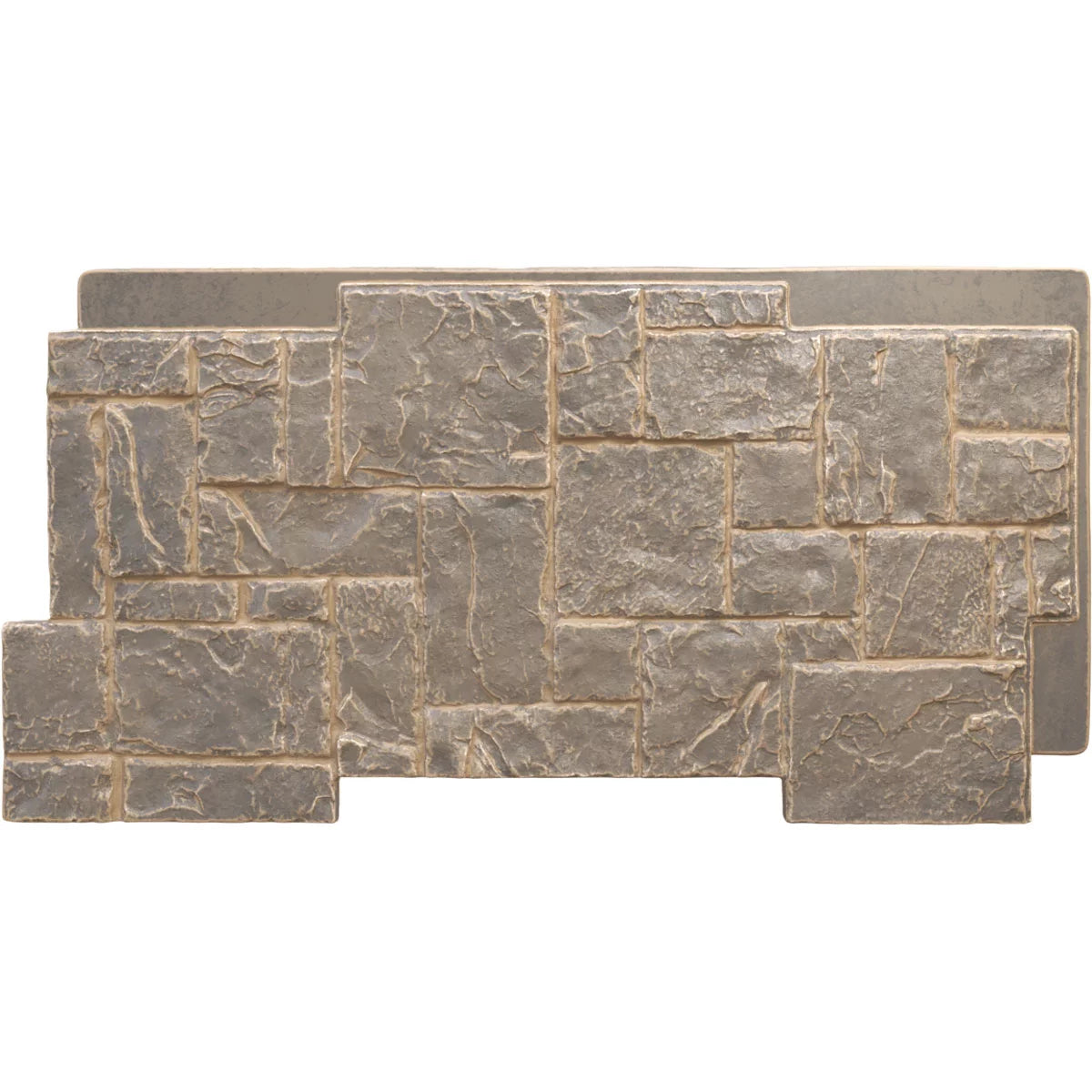 49"W x 24 1/2"H x 1 1/4"D Faux Stone Siding Panel G34709