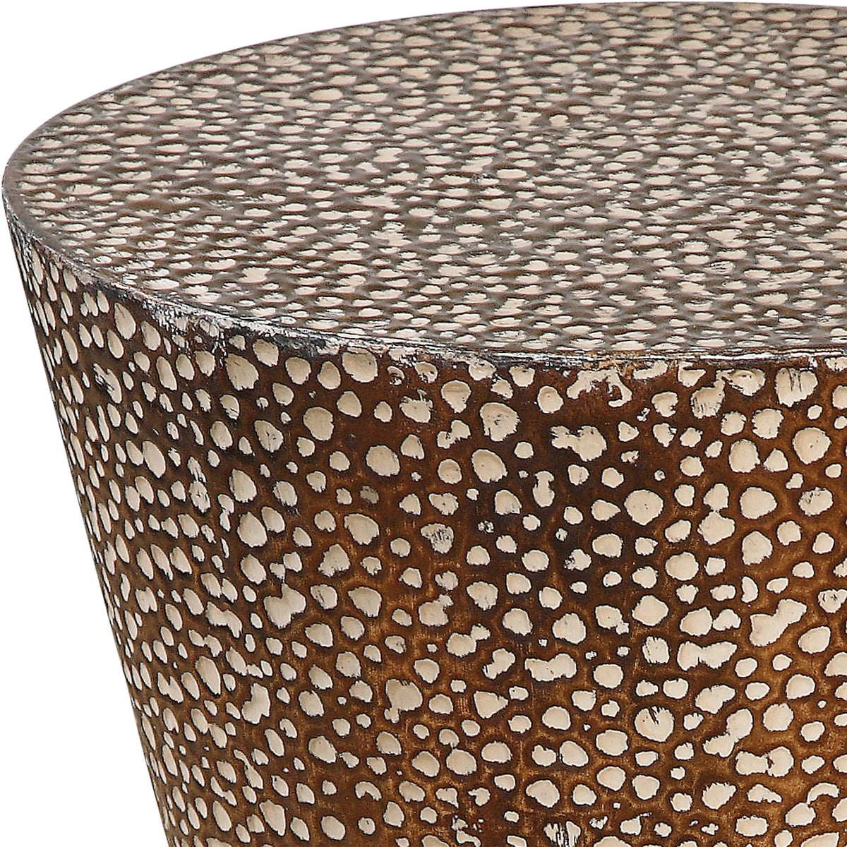 19.88 inch Drum Shaped Accent Table W125135