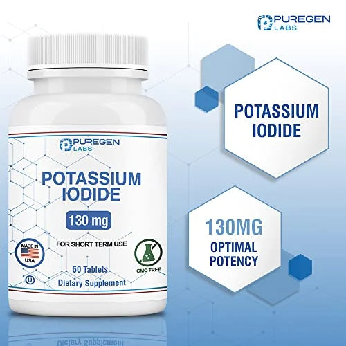 Potassium Iodide 130 mg Tablets 5 Pack H152