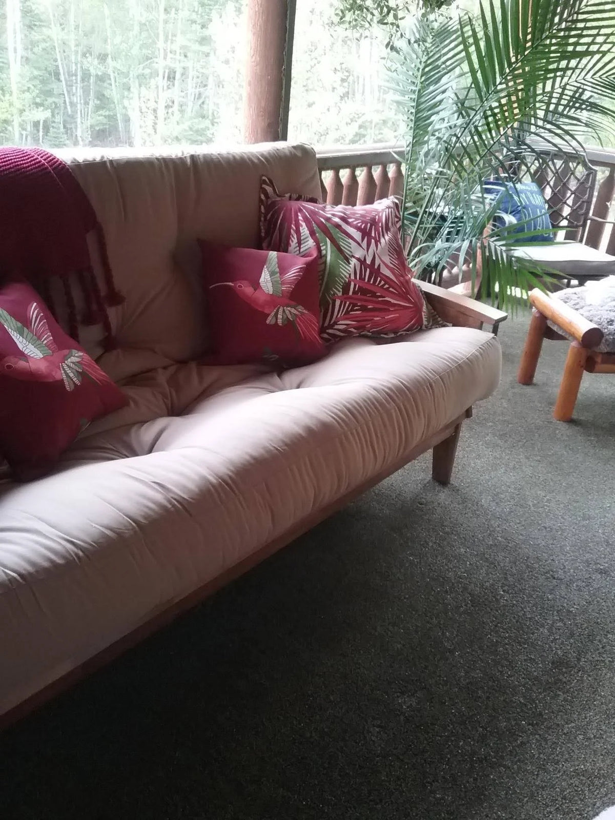 Full Size Wood Futon Frame B6043