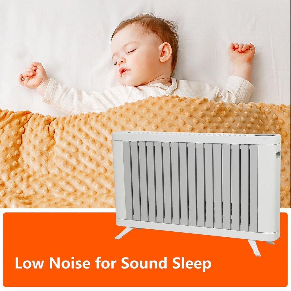 1500W Smart Radiator Space Heater with 3 Heating Modes, Adjustable Thermostat, 0-12h Timer Z21172