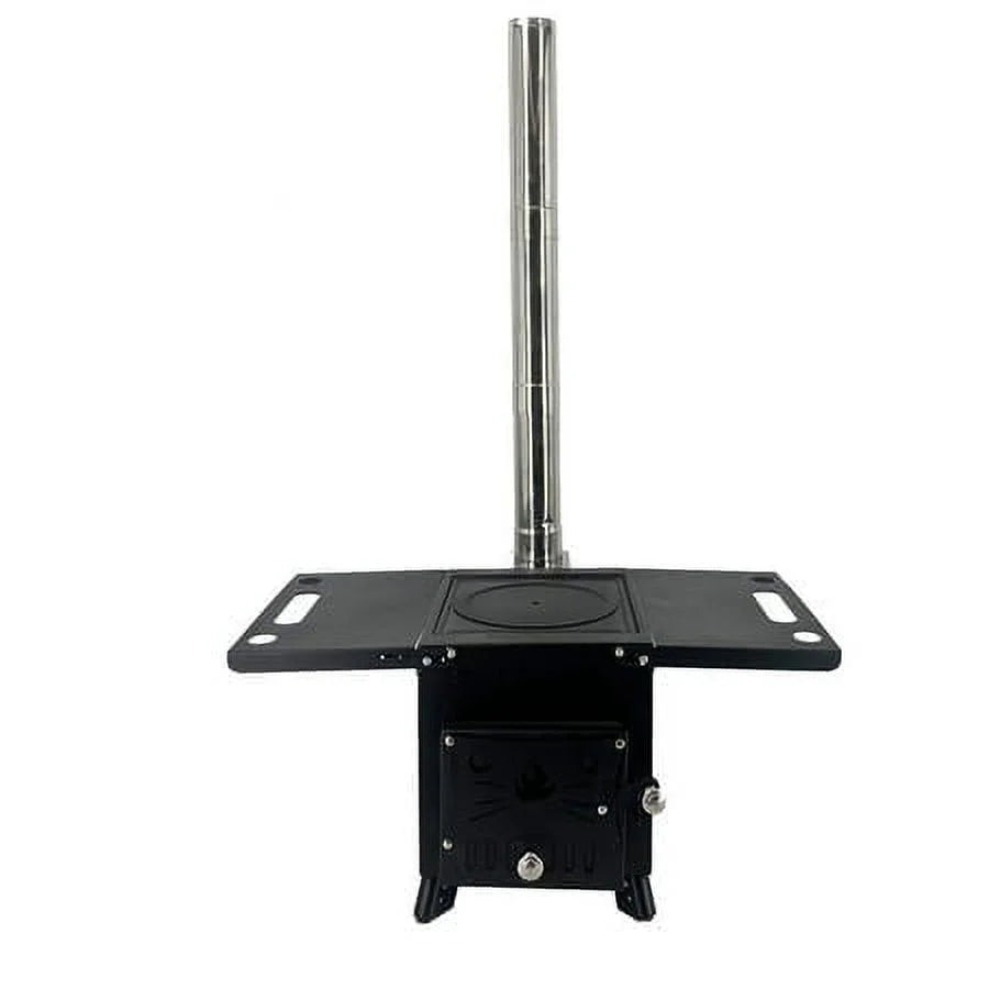 Portable Wood Burning Camping Stove with Chimney Pipe S190