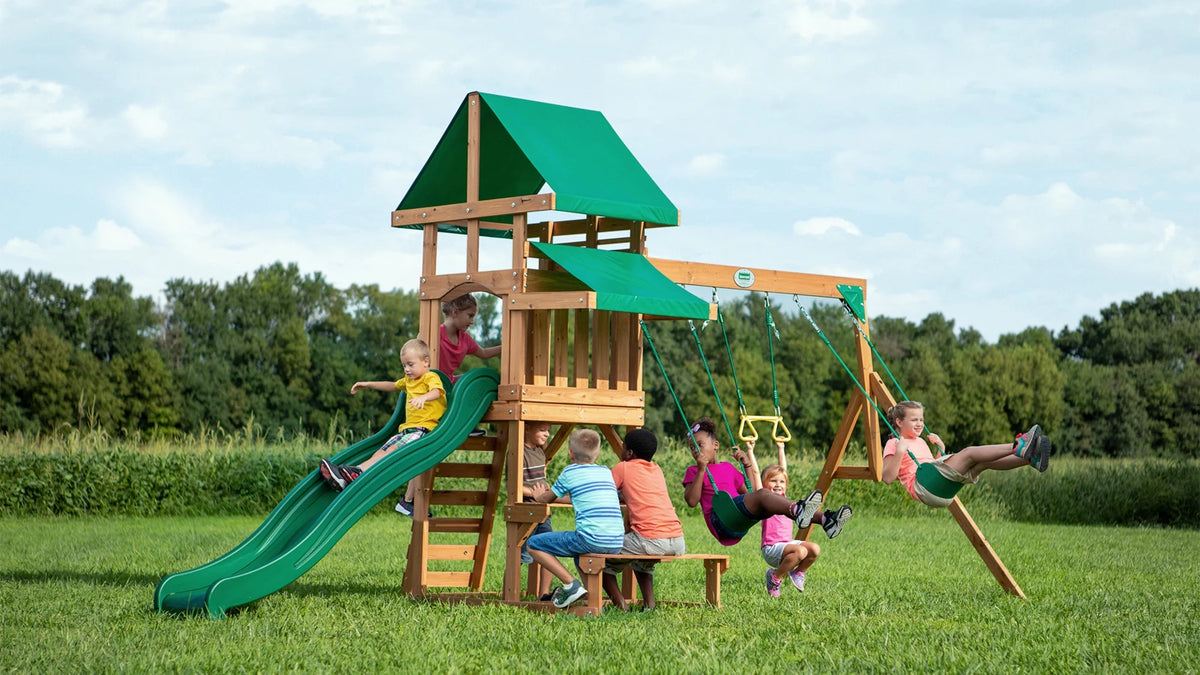 All Cedar Wood Swing Set T725525