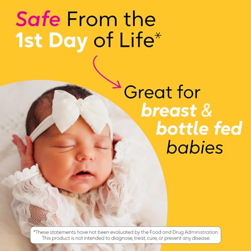 Baby Probiotic Drops with Vitamin D, 10 ML, 0.34 oz, 2 Pack Q219
