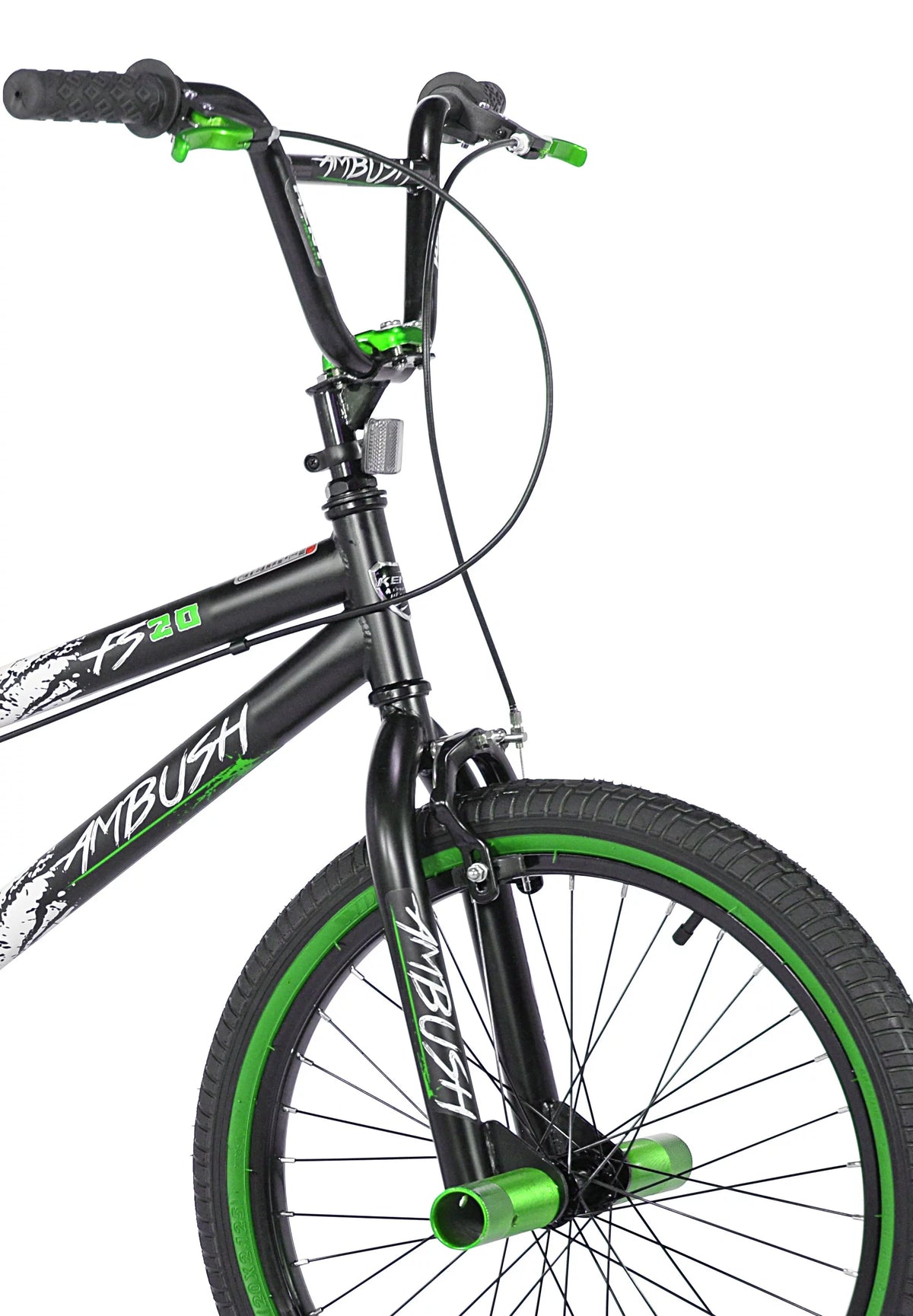 20 In. Black and White BMX Bike A649