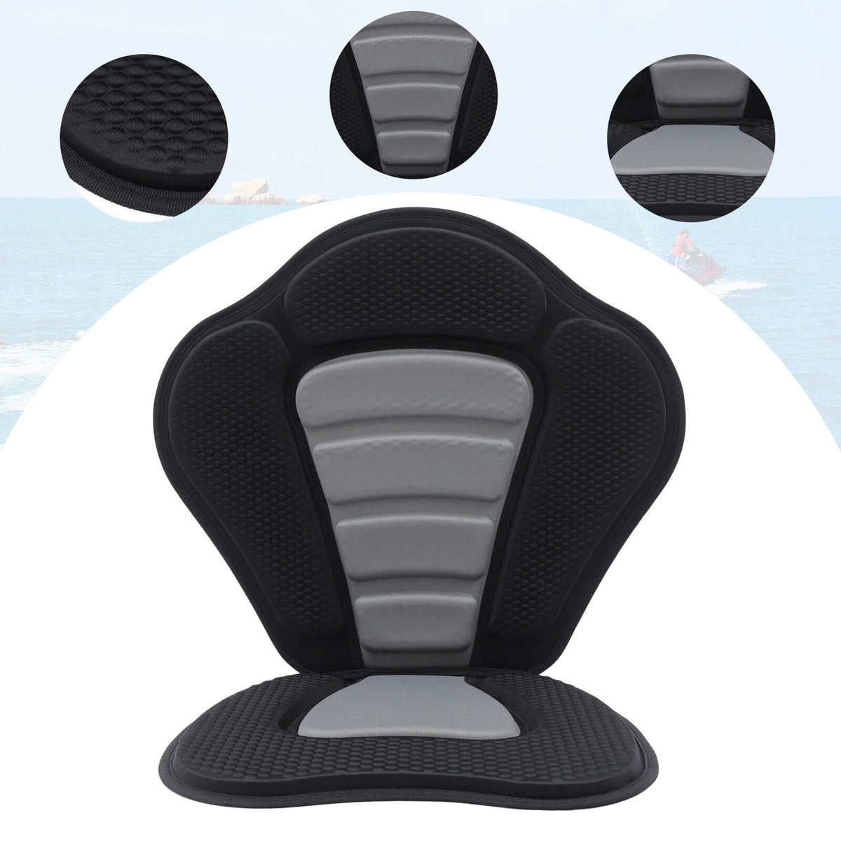 Adjustable Padded Kayak Seat with Storage Bag K48750