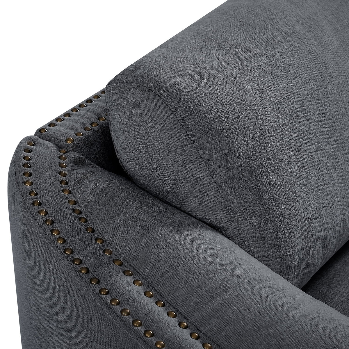 Gray 2 Seat Upholstery Loveseat Sofa L95320