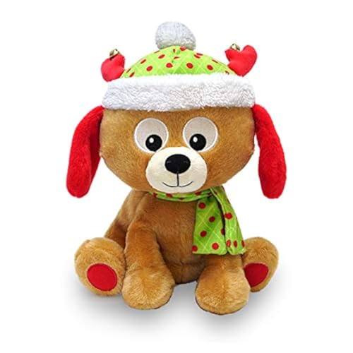 10" Animated Christmas Stuffed Animal Plush Toy A857