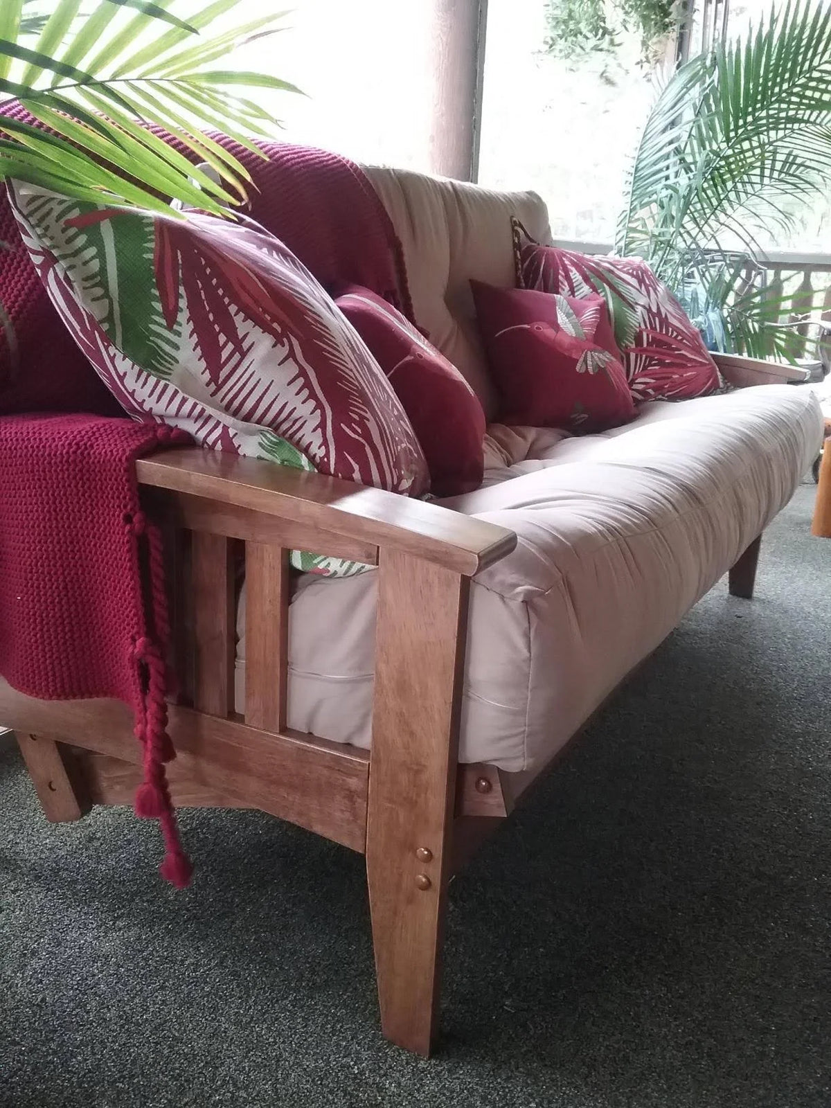 Full Size Wood Futon Frame B6043
