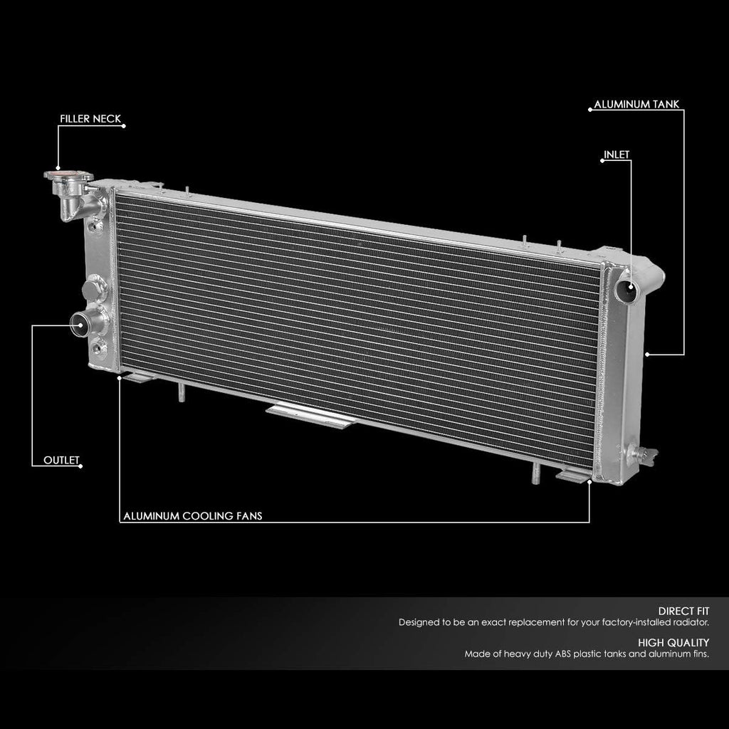 Full Aluminum 3-Row Racing Radiator F565