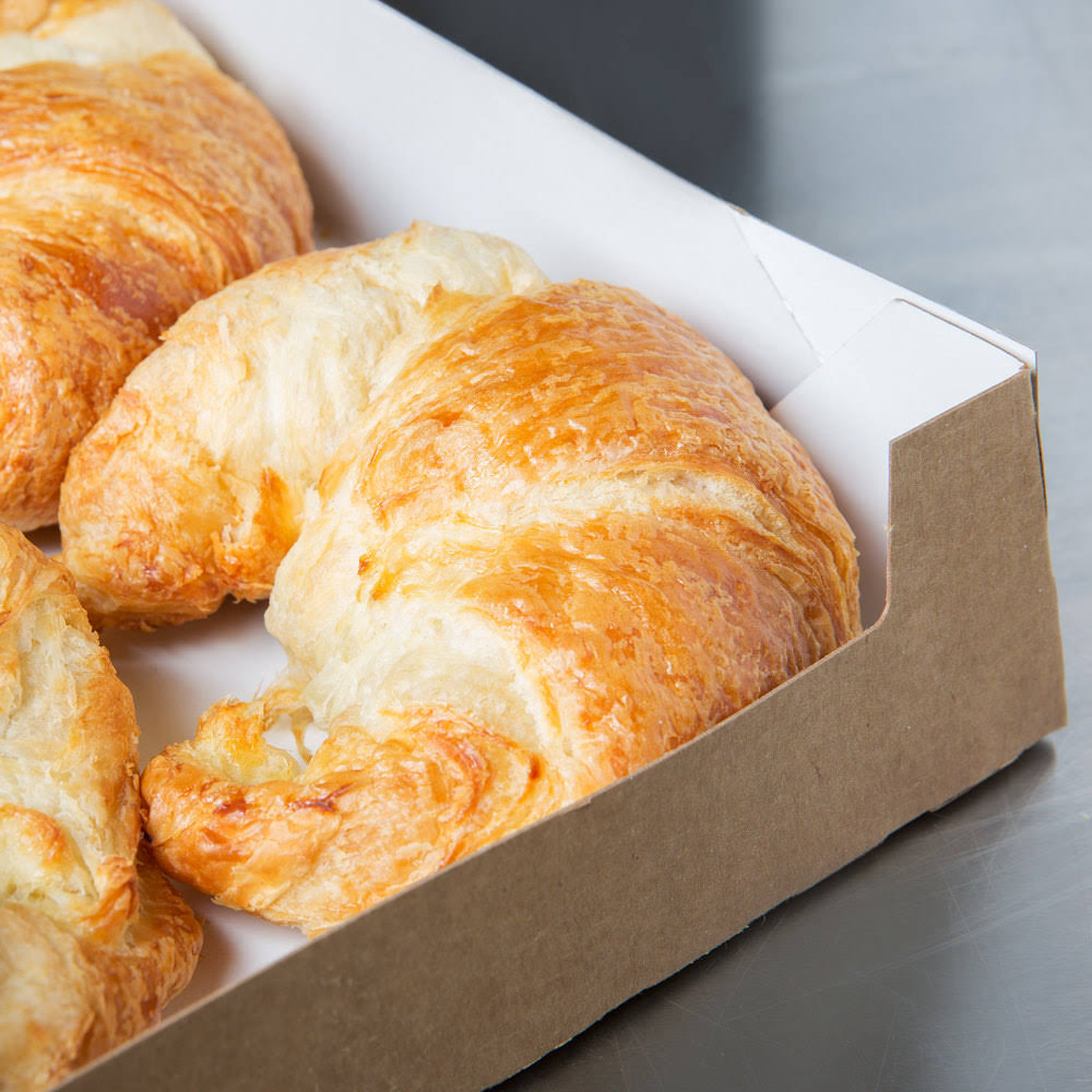 Kraft Auto-Popup Window Bakery Box with Grease-Resistant Interior - 100/Case K3200