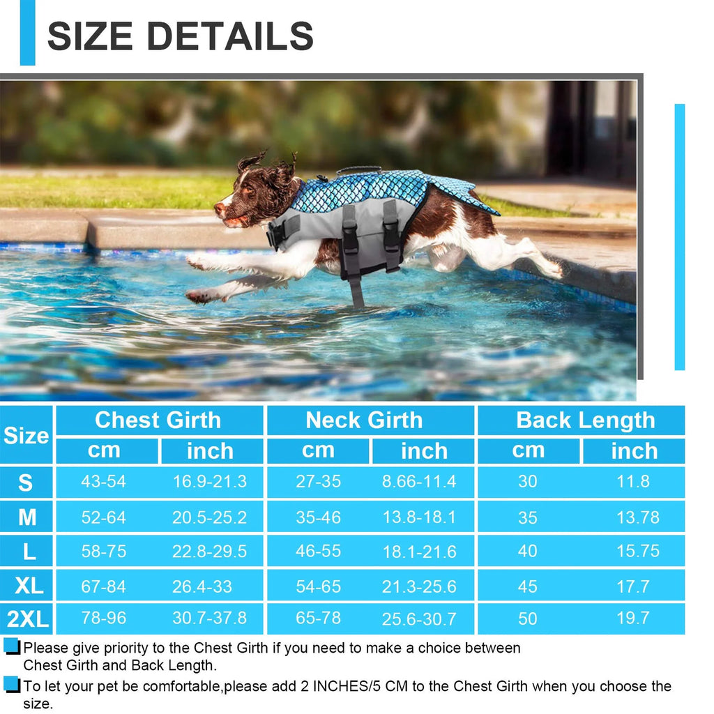 Reflective Adjustable Dog Life Jacket with Rescue Handle N977886