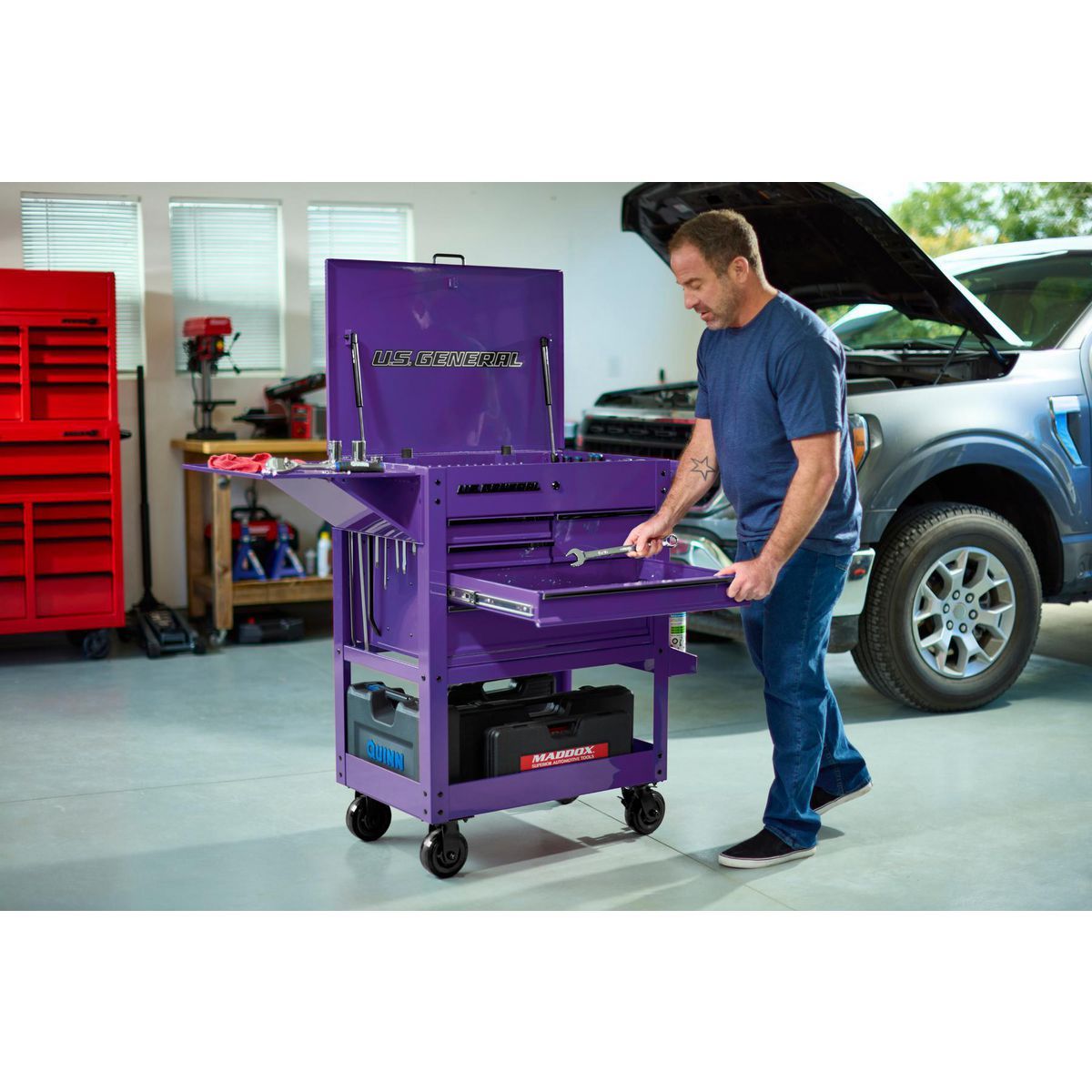 30 in. 5-Drawer Mechanics Cart K6821