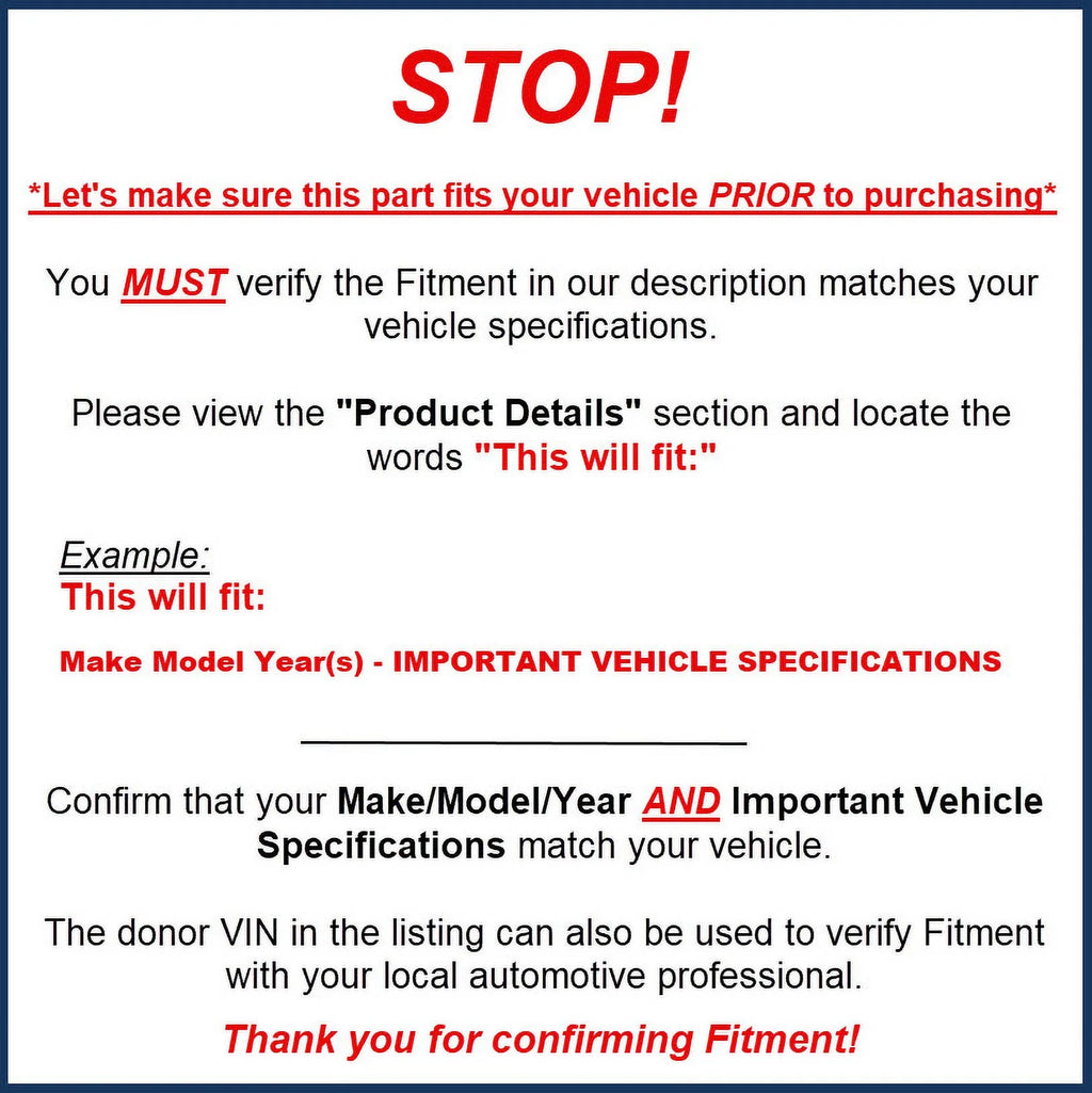 Pre-Owned Jeep Cherokee Rear Spoiler Wing with Brake Light Lamp Z14937