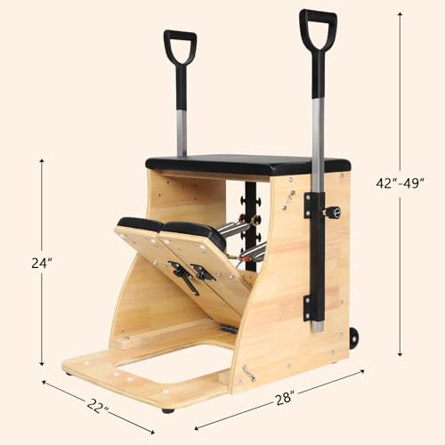Split-Pedal Stability Combo Chair with Handles R2035